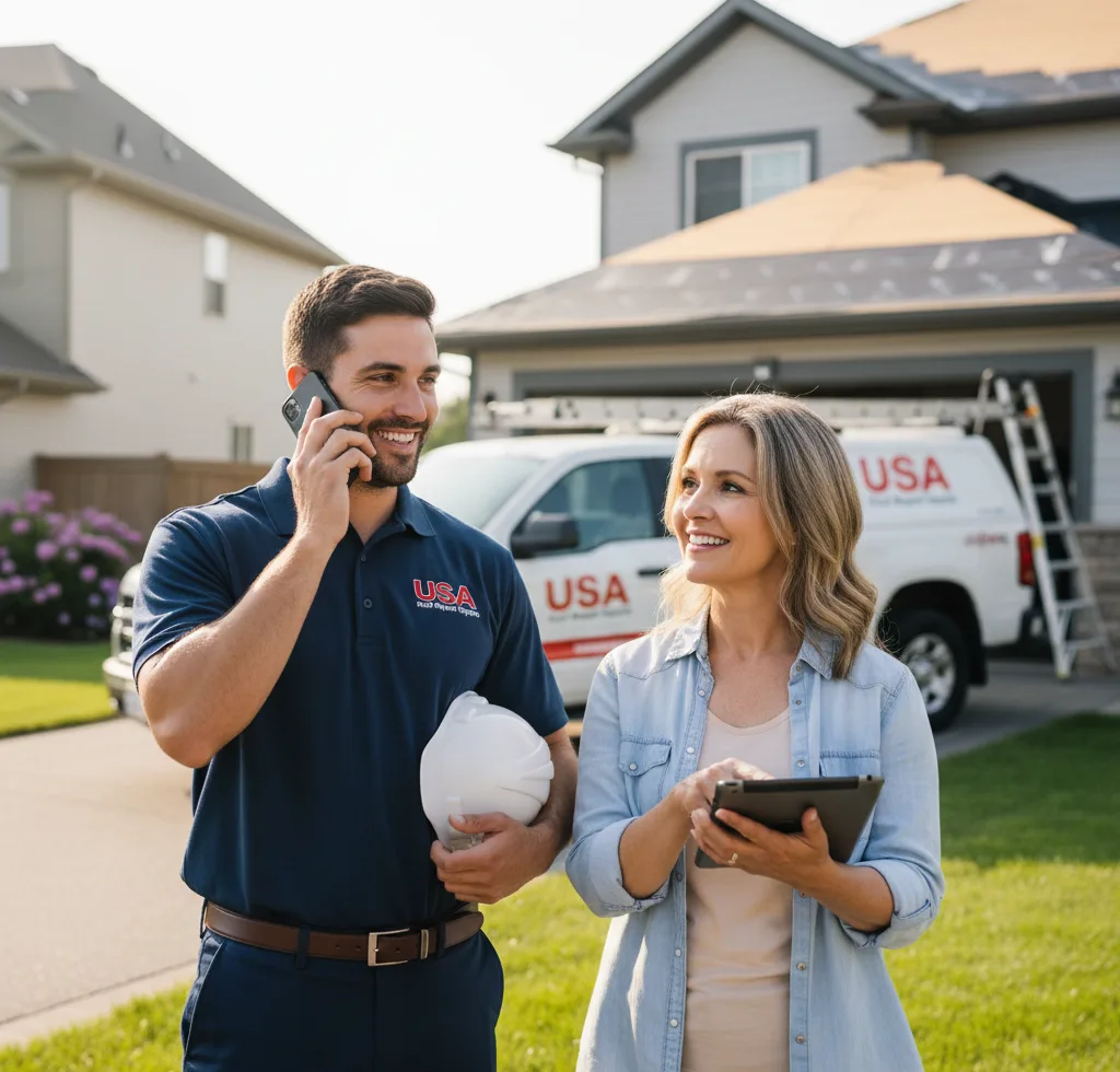 USA Roof Repair Experts customer support in Clairton